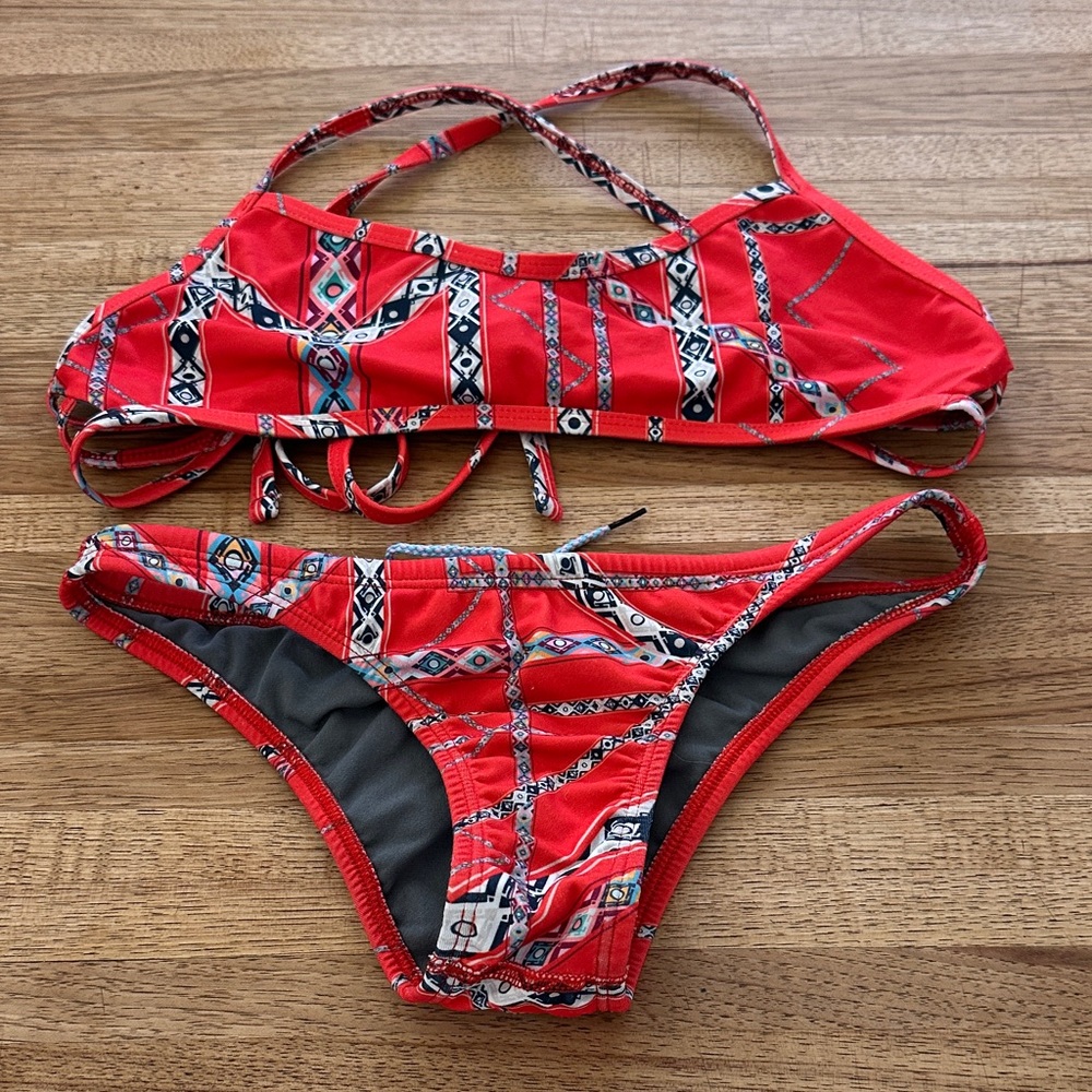 Jolyn Two Piece Swimsuit, “Brazil” Bottom (M), “Harrison” Top (L)